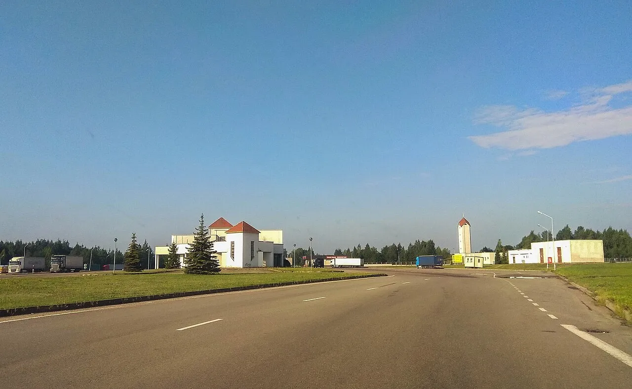 Grensovergang Budzisko-Kalvarija tussen Polen en Litouwen