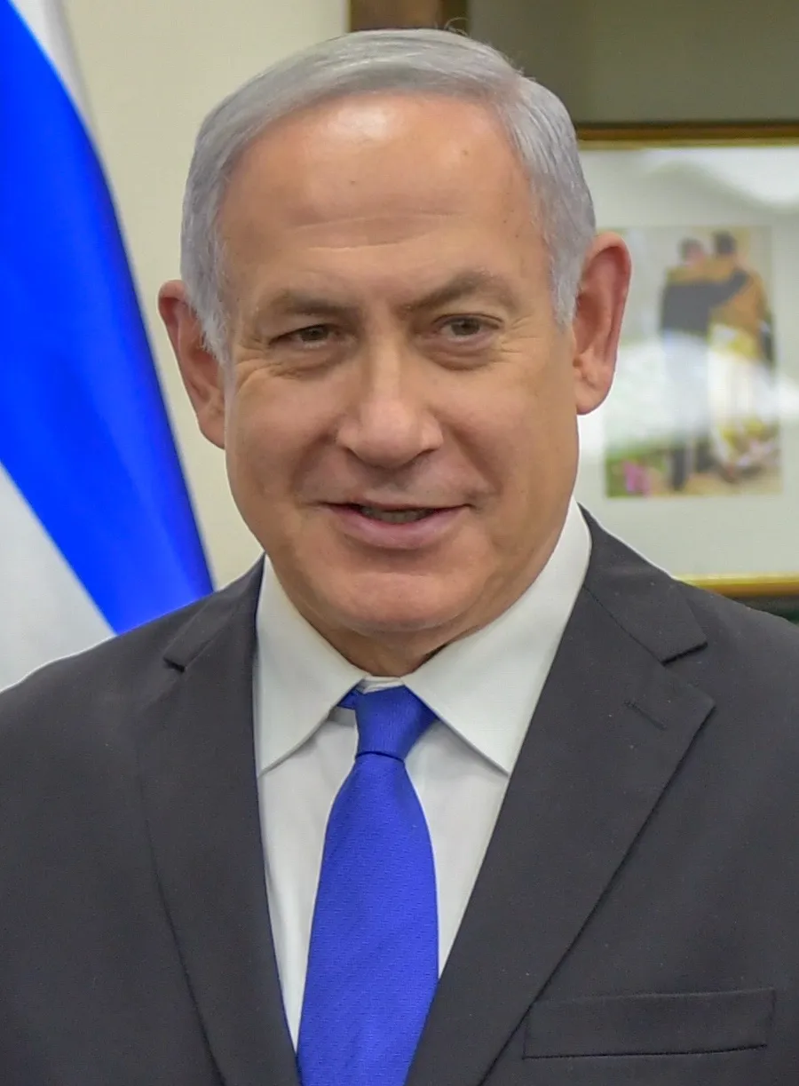 Officiële foto van de Israëlische premier Benjamin Netanyahu.